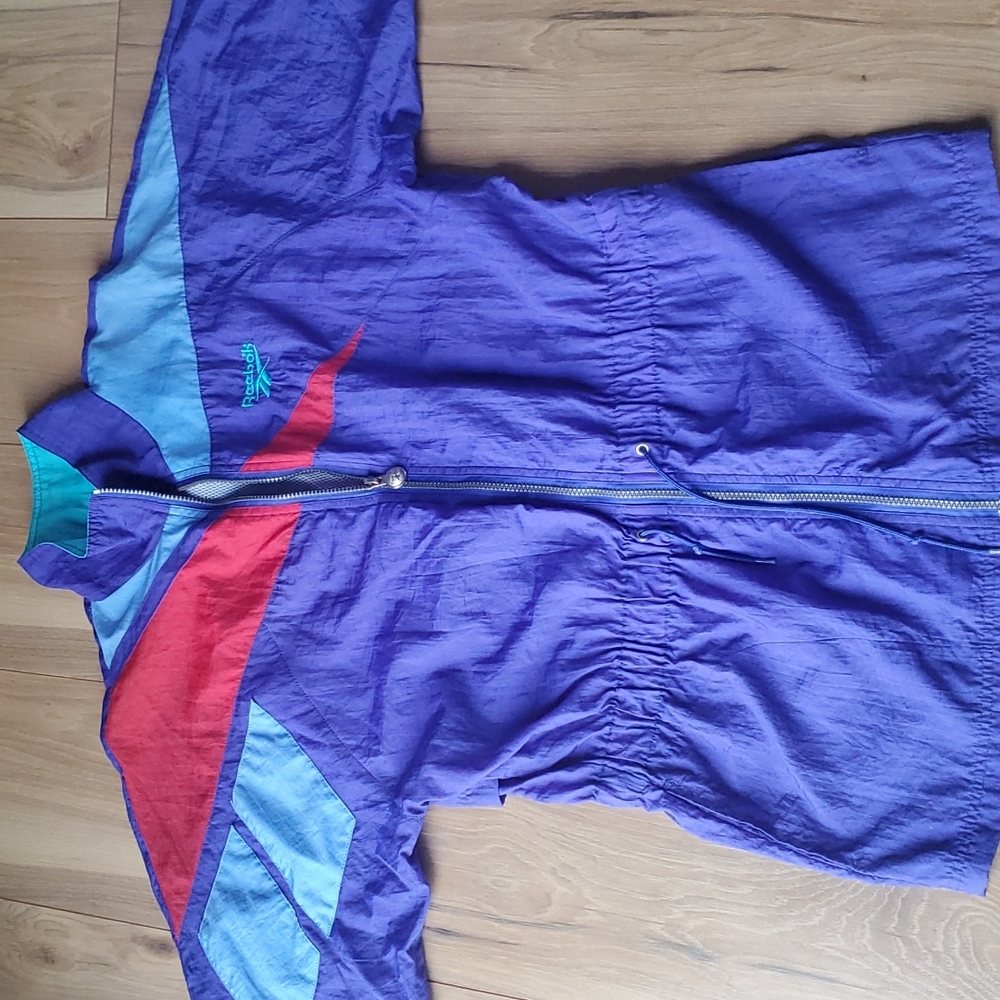 80's Vintage Reebok windbreaker women or men's Small